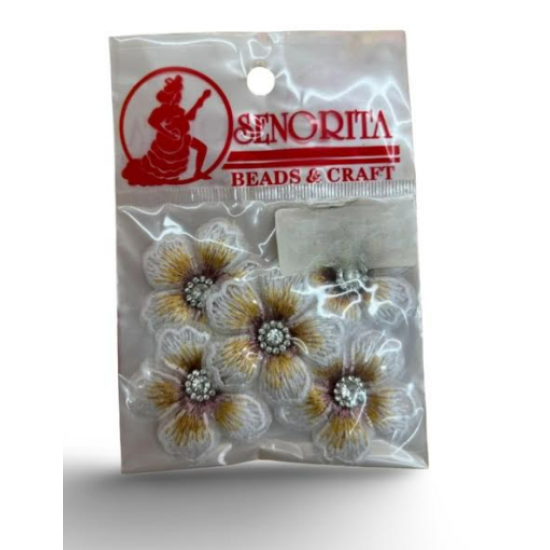 Bunga Kain Senorita 1040 -  Ivory White