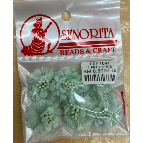 Bunga Kain Senorita 1041 -  Dusty Sage Green