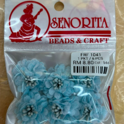 Bunga Kain Senorita 1041 -  Dusty Blue