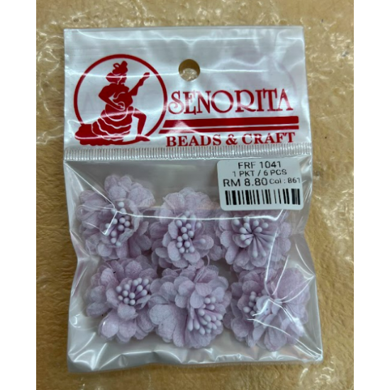 Bunga Kain Senorita 1041 -  Dusty Lilac