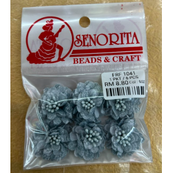 Bunga Kain Senorita 1041 -  Steel Blue Grey