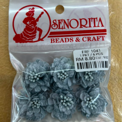 Bunga Kain Senorita 1041 -  Steel Blue Grey