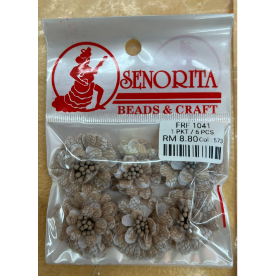 Bunga Kain Senorita 1041 -  Warm Taupe