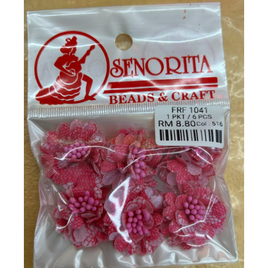 Bunga Kain Senorita 1041 -  Rose Pink