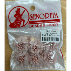 Bunga Kain Senorita 1041 -  Nude Beige PInk