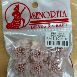 Bunga Kain Senorita 1041 -  Nude Beige PInk