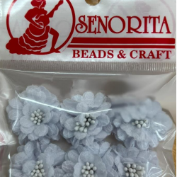 Bunga Kain Senorita 1041 -  Grey Light Blue