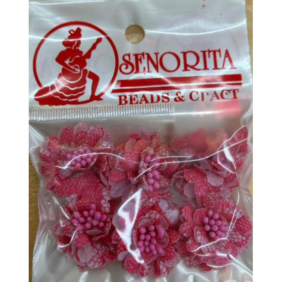 Bunga Kain Senorita 1041 -  Rose Pink