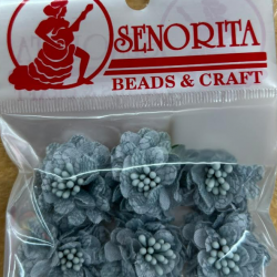 Bunga Kain Senorita 1041 -  Steel Blue Grey