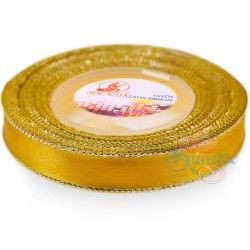  Senorita Silver Edge Satin Ribbon - Dandelion 31s 12mm