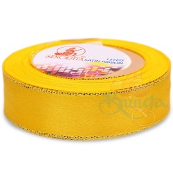 Senorita Gold Edge Satin Ribbon - Dandelion 31G 24mm 