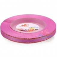 Reben Satin Tepi Emas Carnation Pink - #819G