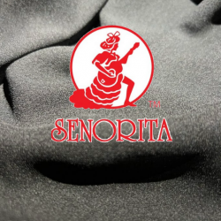 Chiffon Silky Fabric 60 inch Wide - Black 014