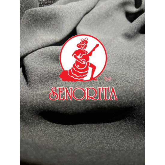 Chiffon Silky Fabric 60 inch Wide - Black 014