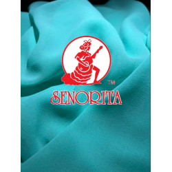 Chiffon Silky Fabric 60 inch Wide - Turquoise 017