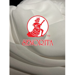 Chiffon Silky Fabric 60 inch Wide - Off White 02