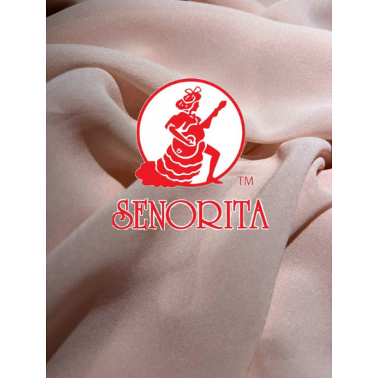 Chiffon Silky Fabric 60 inch Wide -  Peach 047