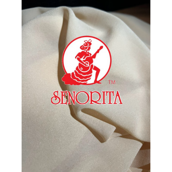 Chiffon Silky Fabric 60 inch Wide -  Light Orange 048