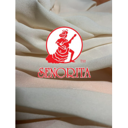 Chiffon Silky Fabric 60 inch Wide -  Cosmic Latte 052