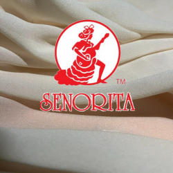 Chiffon Silky Fabric 60 inch Wide -  Cosmic Latte 052