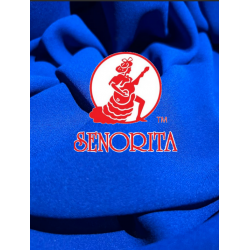 Chiffon Silky Fabric 60 inch Wide -  Resolution Blue 04