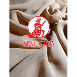 Chiffon Silky Fabric 60 inch Wide -  Fawn 055