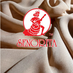 Chiffon Silky Fabric 60 inch Wide -  Fawn 055