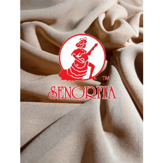 Chiffon Silky Fabric 60 inch Wide -  Fawn 055