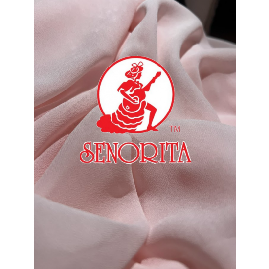 Chiffon Silky Fabric 60 inch Wide -  Baby Pink 059