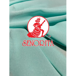 Chiffon Silky Fabric 60 inch Wide -  Fluero'ent cyan 060