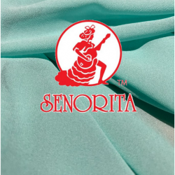 Chiffon Silky Fabric 60 inch Wide -  Fluero'ent cyan 060