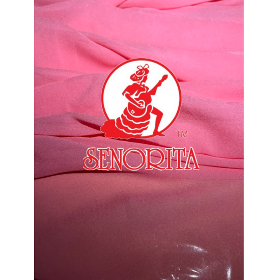 Chiffon Silky Fabric 60 inch Wide - Salmon Pink 010
