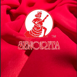 Chiffon Silky Fabric 60 inch Wide - Red 01