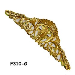 Brass Filigree Findings F310 Gold - 20gram