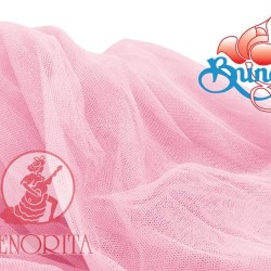 Soft Tulle Netting Fabric Wide 60" / 152cm -  Light Pink 512 205 