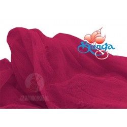 Fabrik Jaring Tulle Lembut Lebar 60"|152sm - Merah Jambu Panas 516 205