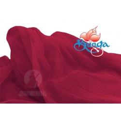205 Soft Tulle Netting Fabric Wide 60" / 152cm -  Maroon 520