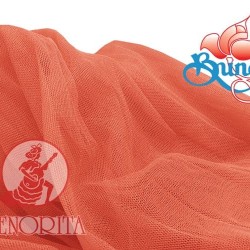Soft Tulle Netting Fabric Wide 60"|152cm -  Dark Salmon 523 205 