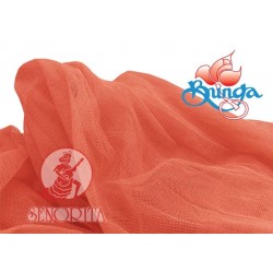 Fabrik Jaring Tulle Lembut Lebar 60"|152sm - Salmon Gelap 523 205