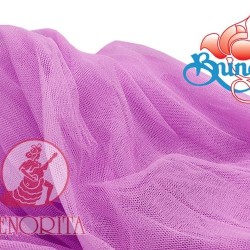 205 Soft Tulle Netting Fabric Wide 60" / 152cm -  Vintage Pink 524