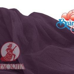 Soft Tulle Netting Fabric Wide 60"|152cm -  Dark Purple 525 205 