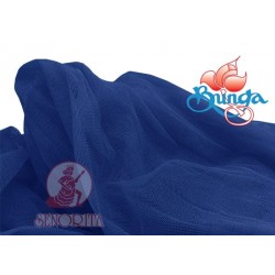 Fabrik Jaring Tulle Lembut Lebar 60"|152sm - Biru Elektrik 558 205