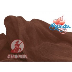Fabrik Jaring Tulle Lembut Lebar 60"|152sm - Taupe Dalam 568 205