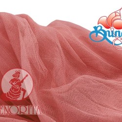 205 Soft Tulle Netting Fabric Wide 60" / 152cm -  Vintage Rose 812