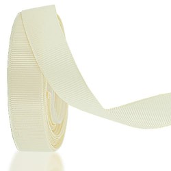 Grosgrain Ribbon Solid Color - #01 15mm 