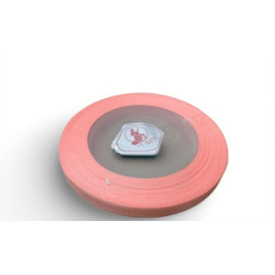 Reben Satin Warna Pepejal Coral - #08