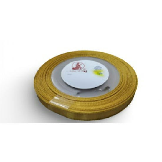 Reben Satin Warna Pepejal Gold - #844