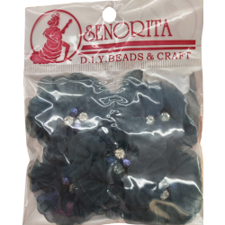 Bunga Kain Senorita 1035 - Biru Laut