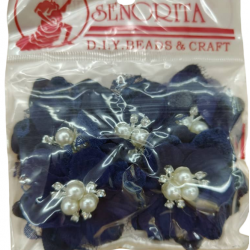 Bunga Kain Senorita 1036 - Biru Navy