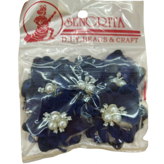 Bunga Kain Senorita 1036 - Biru Navy